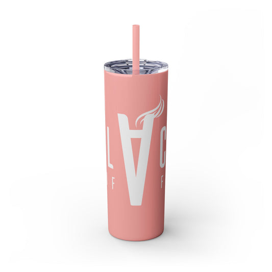 Trendy 20oz Skinny Tumbler with Straw